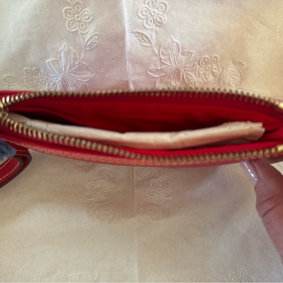 Dooney & Bourke Red Wristlet - Picture 5 of 5